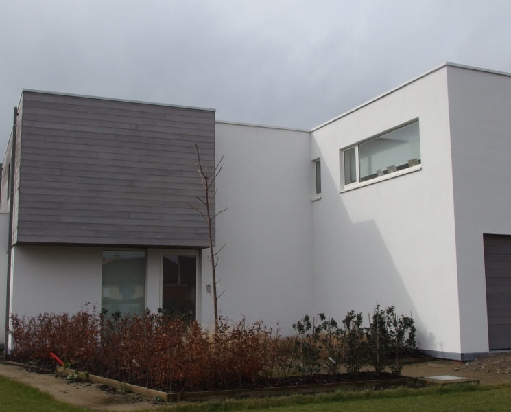 Schilderen gevel villa Ranst