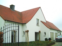 Schilderwerken gevel privé woning Zomergem