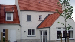 Schilderwerken gevel woonproject,Ramskapelle